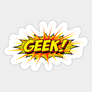 Geek Boom Sticker